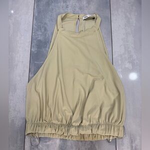 Stylish Sleeveless Top in Light Green